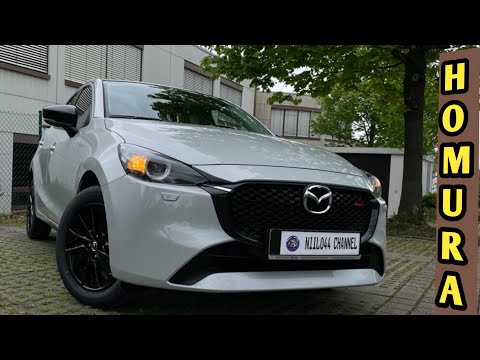 Mazda 2 'HOMURA' 2023, e-SkyactivG | CERAMIC WHITE 47A | M-Hybrid mit 90PS | Außen & innen Ansicht