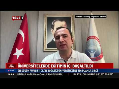 Genel Başkanımız Kadem Özbay, üniversite yerleştirme sonuçlarının ardından yaşanan tutarsızlıklara dikkat çekti. Genel Başkanımız Tele1 Tv`ye yaptığı açıklamalarda; 