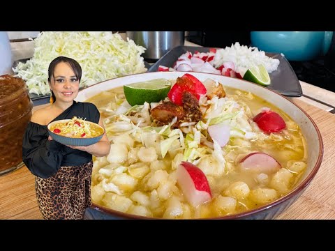COMO HACER POZOLE DE POLLO DELICIOSO