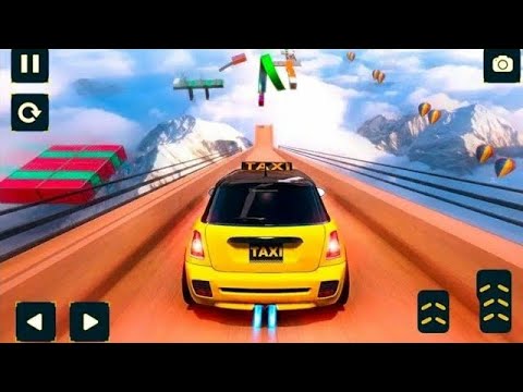 Impossible Taxi Car Stunts 3D Game #3 - GT Racing Car Games - Android Gameplay