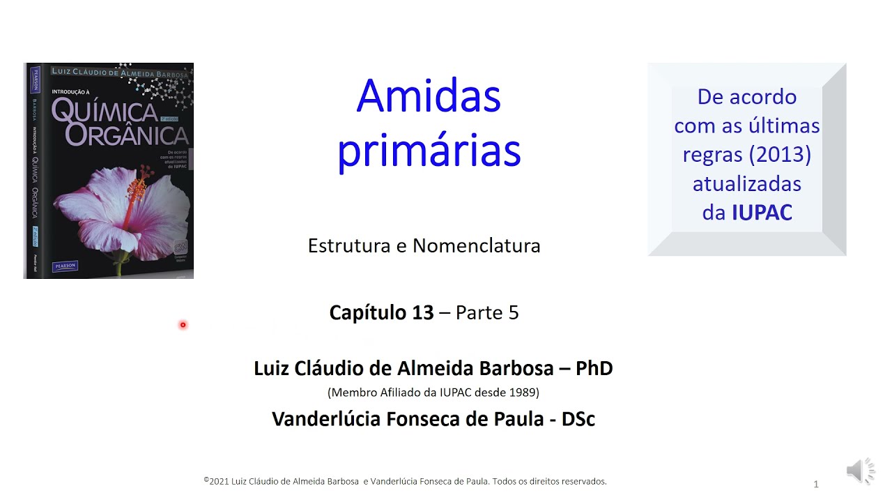Derivados de Ácidos carboxílicos - Amidas primárias -  Partes 5