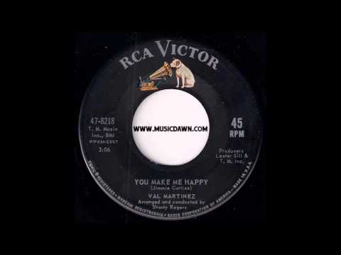 Val Martinez - You Make Me Happy [RCA Victor] '1963 RnB Soul Pop 45 Video