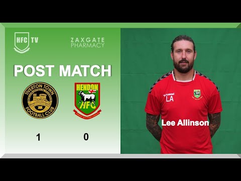 Lee Allinson post match TIVERTON TOWN - 4 April 2023