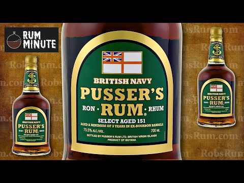 Pussers Select 151 Overproof Rum from Guyana