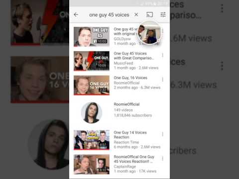 One guy 45 voices reaction