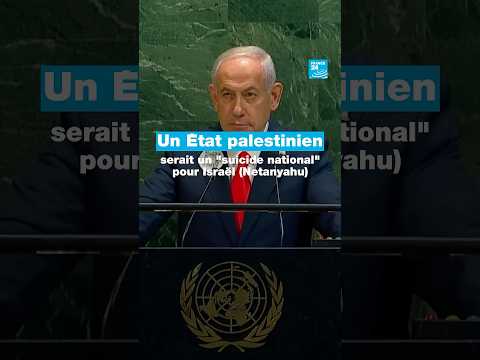 A Palestinian state would be "national suicide" for Israel (Netanyahu) • FRANCE 24