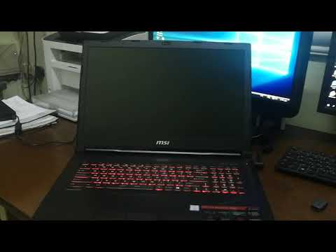 MSI GP73 Leopard 8RD Intel i7 Laptop Boot and Turn off Time
