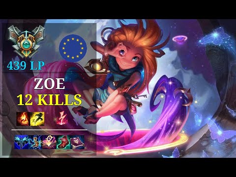 Zoe Bot vs Kalista - 12 kills - Stεrbεη EUW Grandmaster (439 LP) Patch 11.5