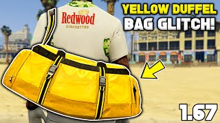 *UPDATE* How To Get The Yellow Duffel Bag Glitch In Gta 5 Online 1.67!