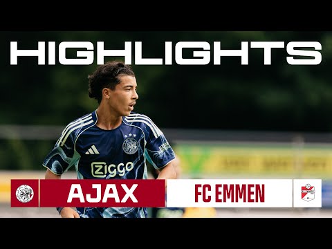 Bounida & Ünüvar on the scoresheet! ✌️ | Highlights Ajax - FC Emmen | Friendly