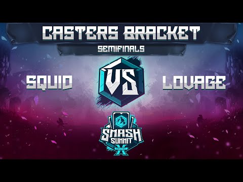Squid vs Lovage - Caster Bracket: Semifinals - Smash Summit 10 | Falco vs Fox, Sheik