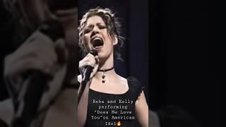 Reba and Kelly Clarkson singing together for the first time! #shorts