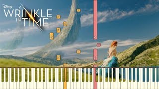 Sade - Flower of the Universe (Disney&#39;s &quot;A Wrinkle in Time&quot;)  [Piano Tutorial] (Synthesia)