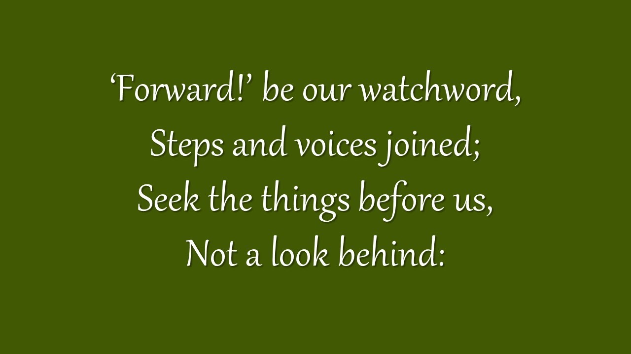 Forward! Be Our Watchword (Metropolitan Tabernacle)