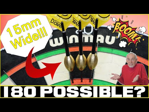 World's FATTEST Darts - 15mm WIDE - 180 Attempts Outtakes