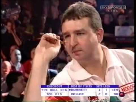Keith Deller v Richie Burnett - 2003 World Championship Darts Part 7/8