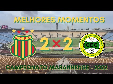 SAMPAIO CORRÊA 2X2 CORDINO | MELHORES MOMENTOS | 1ª RODADA 2º TURNO CAMPEONATO MARANHENSE 2022 |