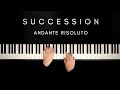 Andante Risoluto - SUCCESSION (HBO) SEASON 4 | Piano Cover + Sheets