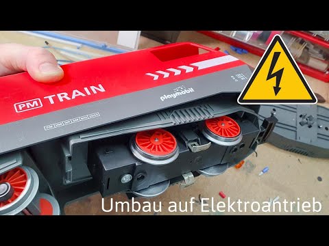 Umbau auf Elektroantrieb: Playmobil E-Lok 4010 ⚡️