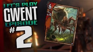 Gwent Gameplay - Ep 2 - Absorbtion Combo Monster Breeding Deck (Lets Play Gwent Gameplay Closed Beta