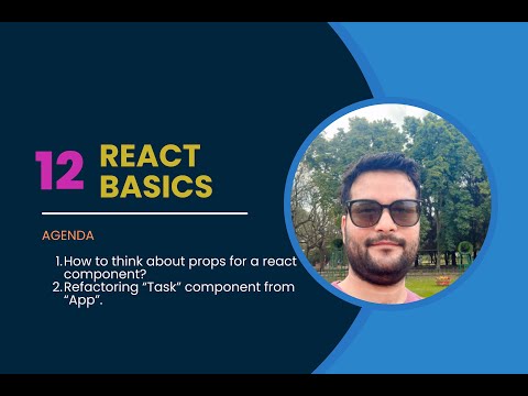 How to think about props for a react component? Task component refactoring. #reactjs #coding #jsx