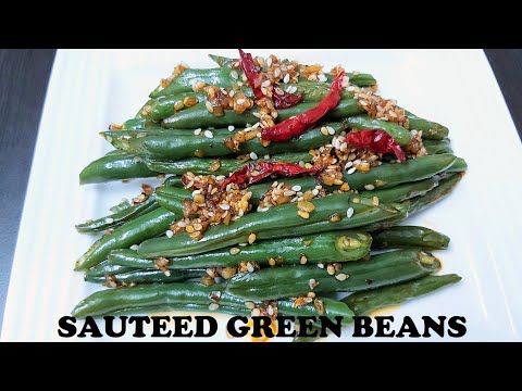 SAUTEED GREEN BEANS | Green Beans Stir Fry | Garlic Green Beans Recipe | Vegan High Protein Recipe