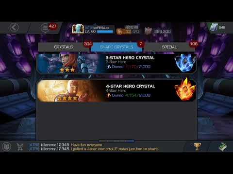 2 x 4 Star Crystal Opening