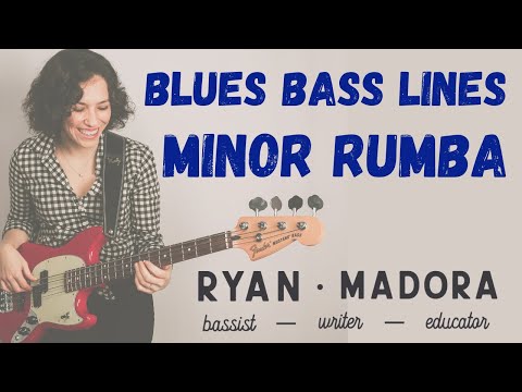 12 Bar Blues Bass Playing: Learn How To Play A Minor Rumba Groove And Use The Minor Pentatonic