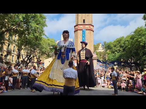Ball dels Gegants de Molins de Rei - La Convidada de Gràcia 2023 - 19/08/2023