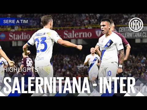 Gols e lances de Salernitana x Internazionale