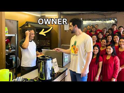 Finding EMPTY Restaurants, Then Bringing 100 Customers 😭🇵🇭