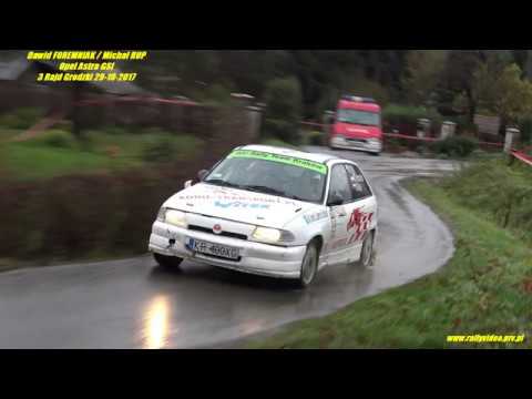 Dawid FOREMNIAK / Michał RUP - Opel Astra GSi - 3 Rajd Grodzki 29-10-2017
