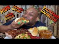 BBQ RIBS JALAPEÑO SHRIMP SAUSAGE SURT TURF SEAFOOD MUKBANG 먹방 BLACK HISTORY UPDATE