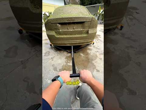 The Dirty Car Cleaning Challenge 😳🤩🧹