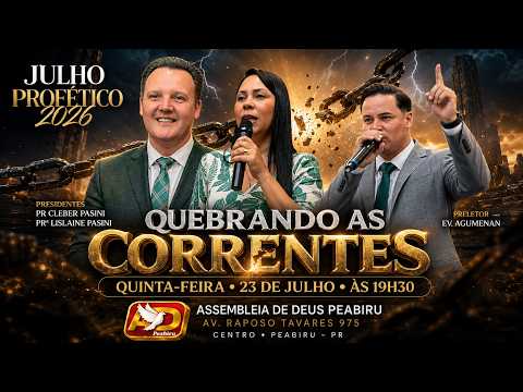 10 DIA JULHO PROFÉTICO 2026 l 21/07/2026 I EV AGUMENAN.