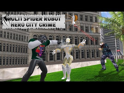 Multi Spider Robot Hero City Crime