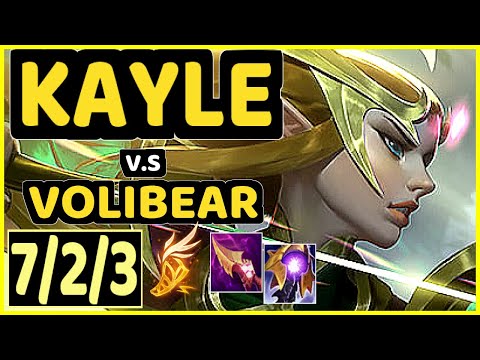 YOPPA (KAYLE) vs VOLIBEAR - 7/2/3 KDA TOP CHALLENGER GAMEPLAY - EUW