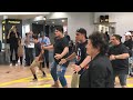 Alex Aiono Gets A Warm Welcome At Auckland Airport