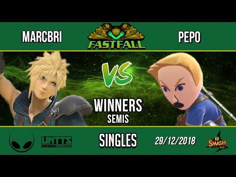 [Fastfall I] Marcbri (Cloud,Wolf,Falco) vs Pepo (MiiSwordfighter, Wolf) Winners Semis - SSBU
