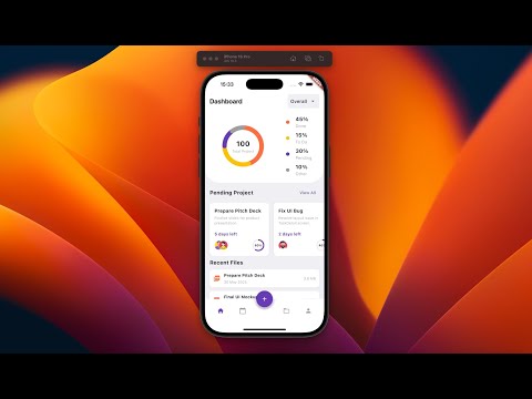 [Flutter] [P004] Build Modern Dashboard UI with Flutter | Project-Based Learning