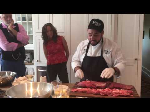 How to tie beef tenderloin