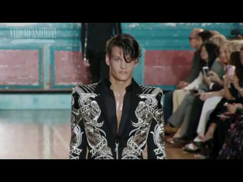 Glittering Glam from Julien Macdonald for Spring 2017 at London Fashion Week