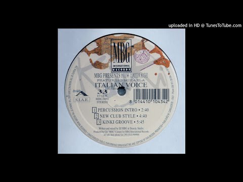 MBG Presents New Latin Age Featuring Mikaela ‎– Italian Voice (Kinki Groove) [MBG0493]