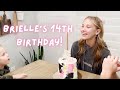 Celebrating Brielles 14th birthday!