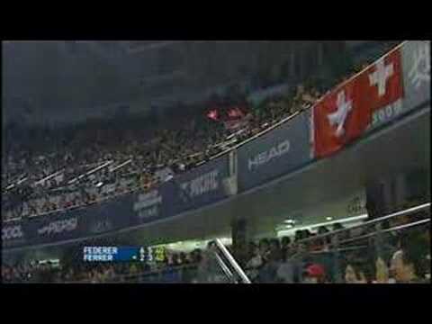 Tennis Masters Cup Shanghai 2007 - Federer v Ferrer Highlights