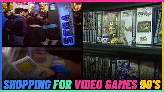 Shopping For Video Games In The 90's