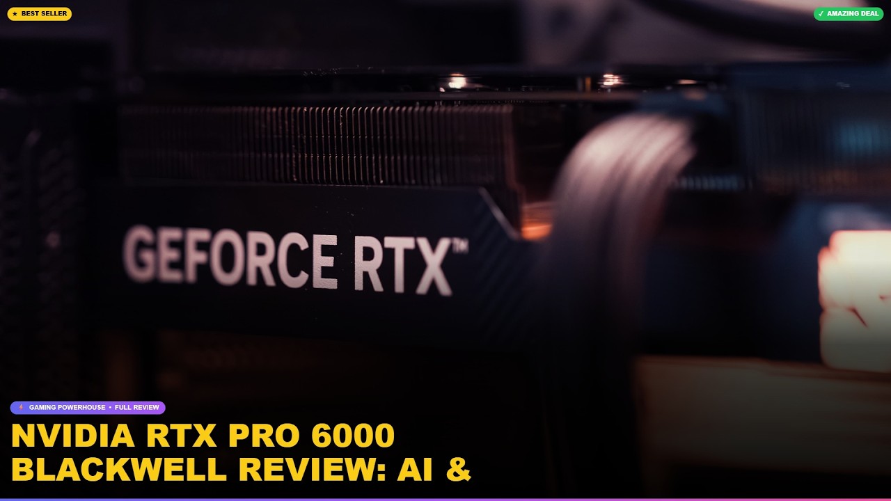 NVIDIA RTX PRO 6000 Blackwell Review: AI & Design Workstation Powerhouse