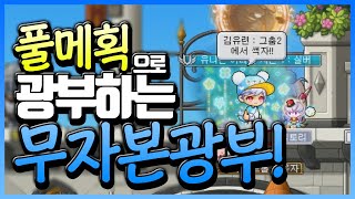 무자본으로 풀메획 달성!! 순수메소가 얼마일까! 2재획 정산!