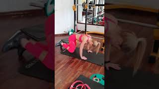 Band Quadruped Hip Extensions