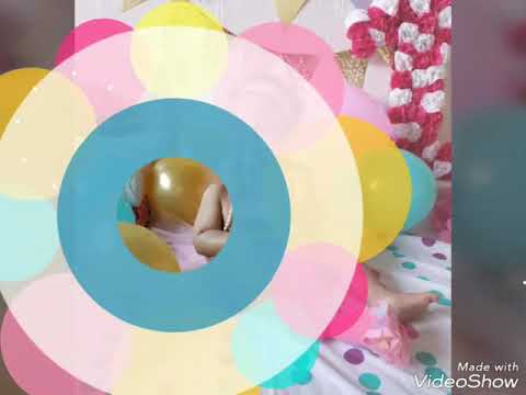 Tiya 1st b'day cake smash